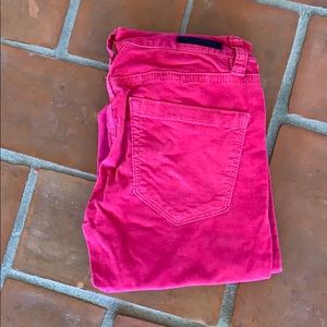 Blank Hot Pink Velvet Pants, Size 25